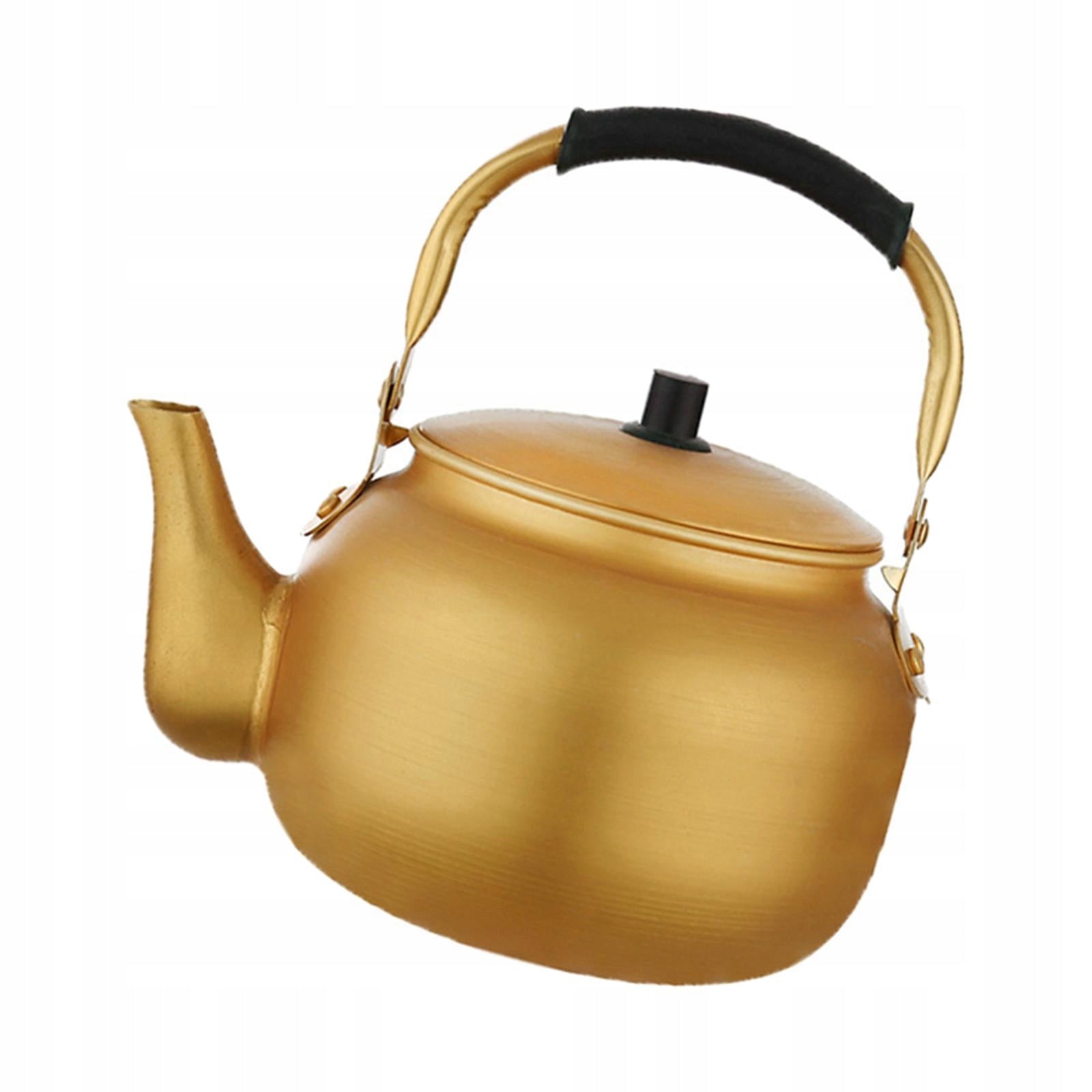 Aluminum Gas Stove Kettle Ergonomic Handle Tea Pot Coffee Pot Portable A-3L