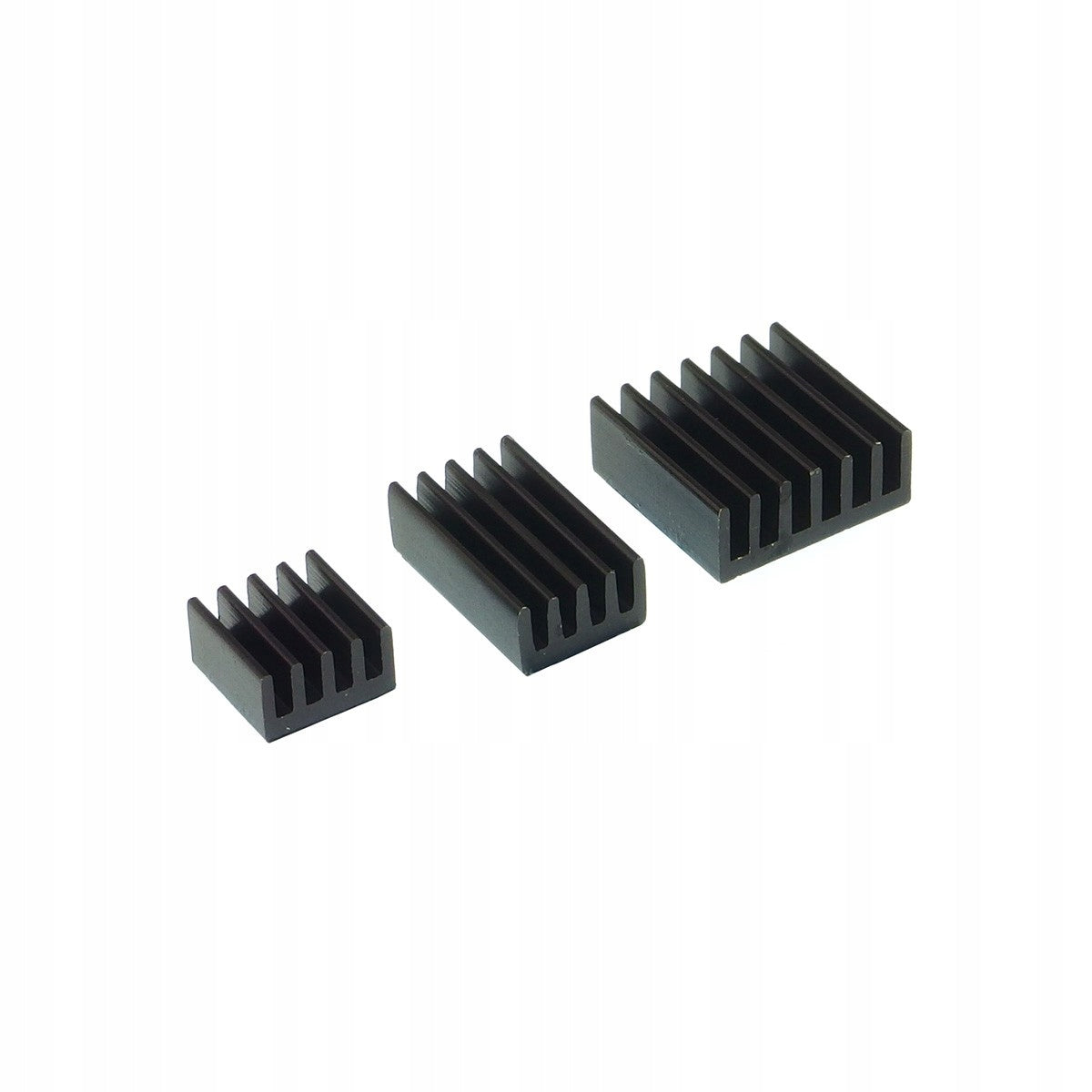 Aluminum Heatsinks (3-Pack) for Raspberry Pi (Black) Manufacturer code 37011