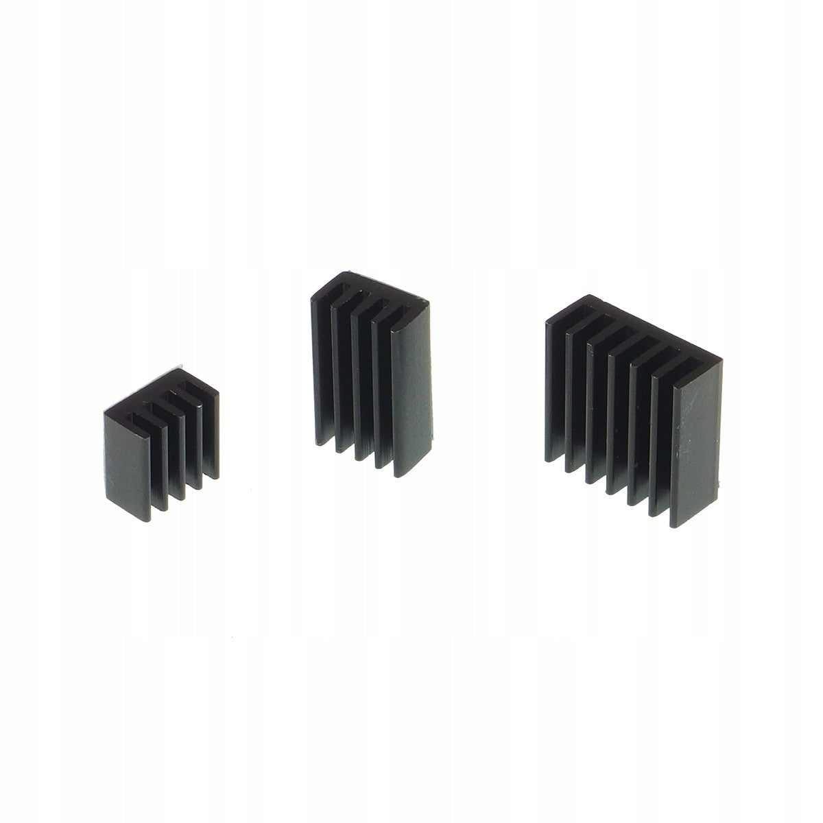 Aluminum Heatsinks (3-Pack) for Raspberry Pi (Black) Manufacturer no brand