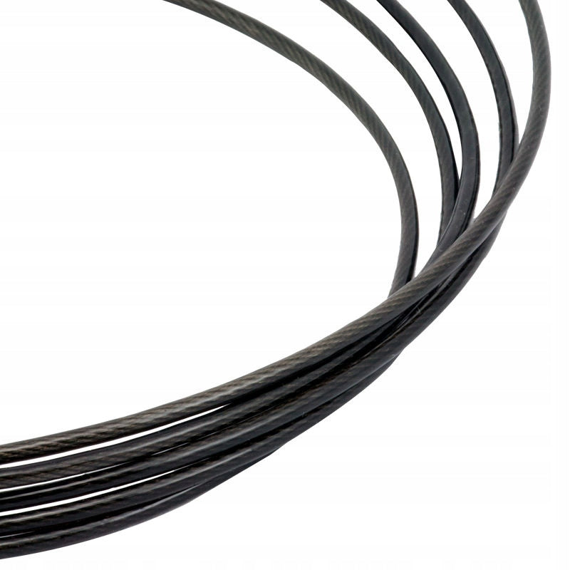 Aluminum Jump Rope with Steel Rope DBX Pro Black + Cover Kind made of plastic