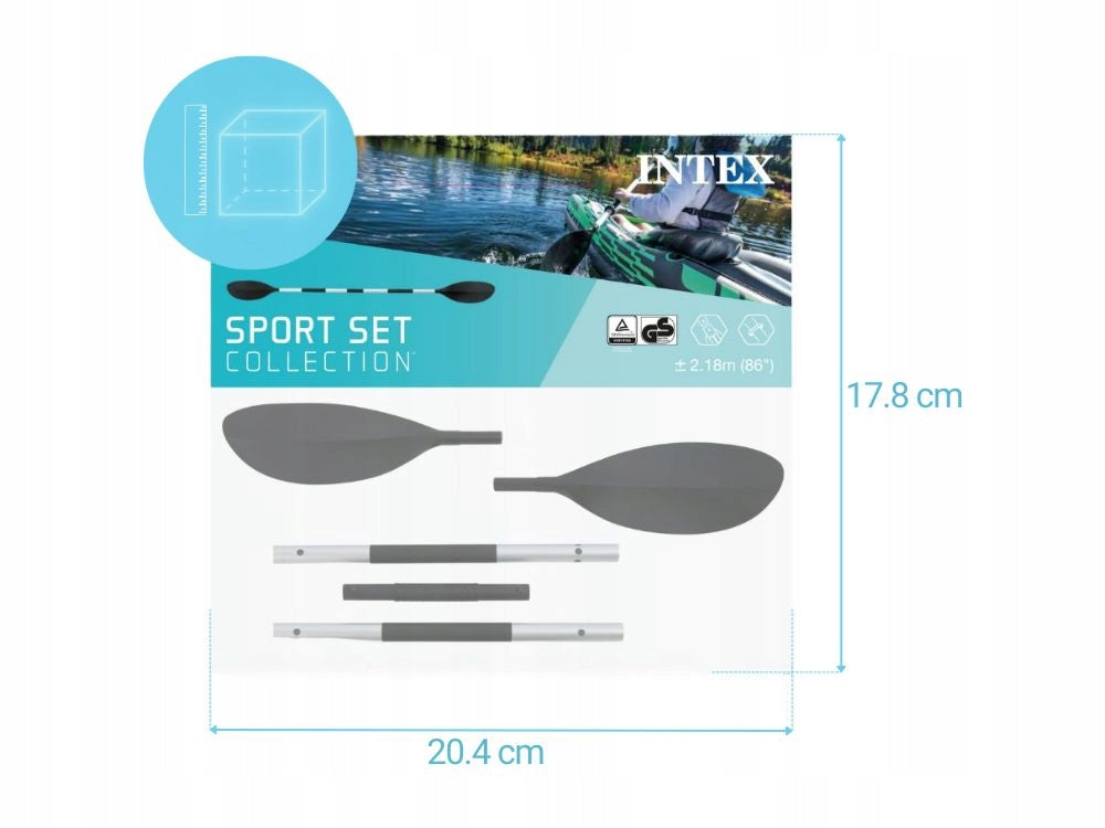 Aluminum Kayak Paddle for Kayak 218cm Intex 69629 MODEL 2026 Manufacturer code 69629