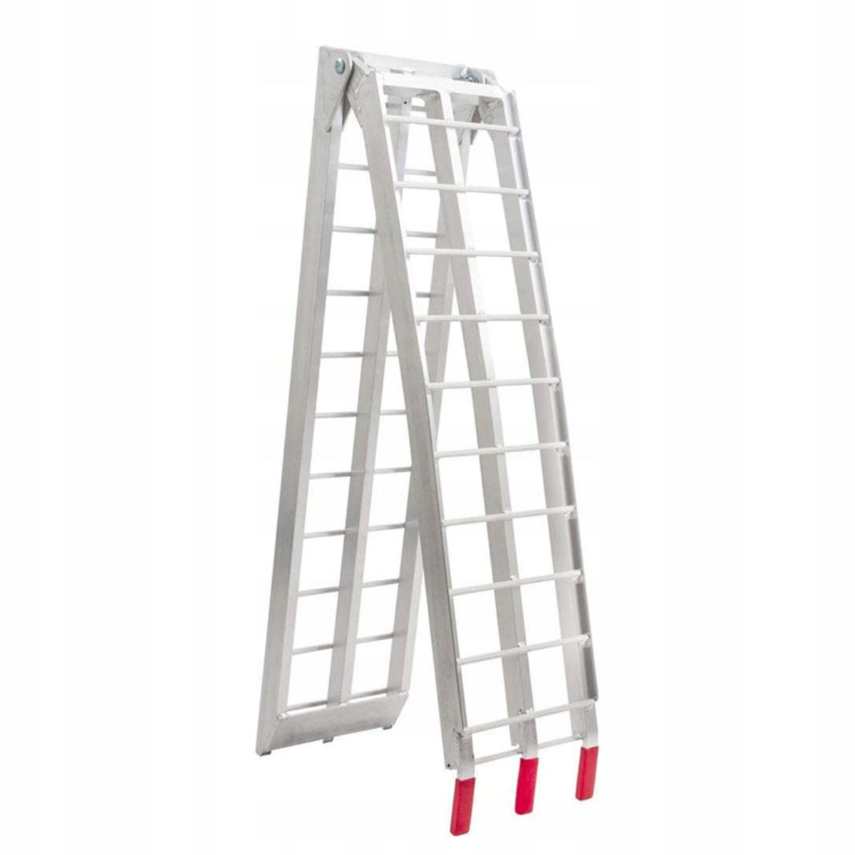 Aluminum Motorcycle Ramp Crossbar Folding Motorcycle Ramp Ladder-Like