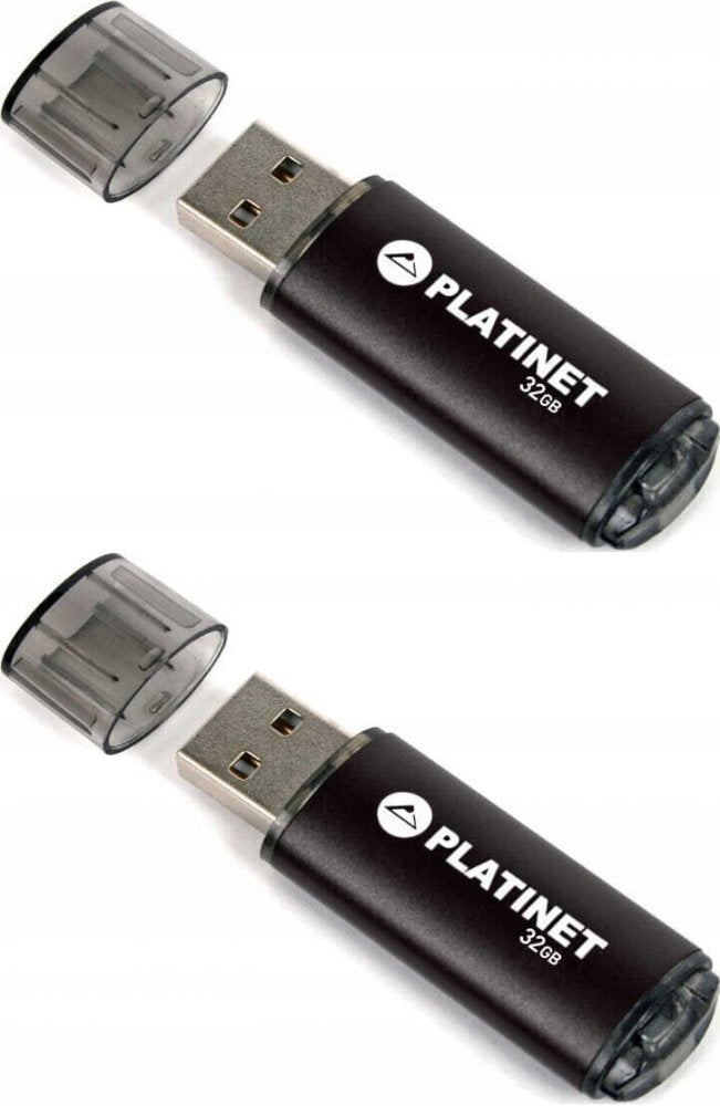 Aluminum Pendrive Platinet X-Depo 32GB USB x2