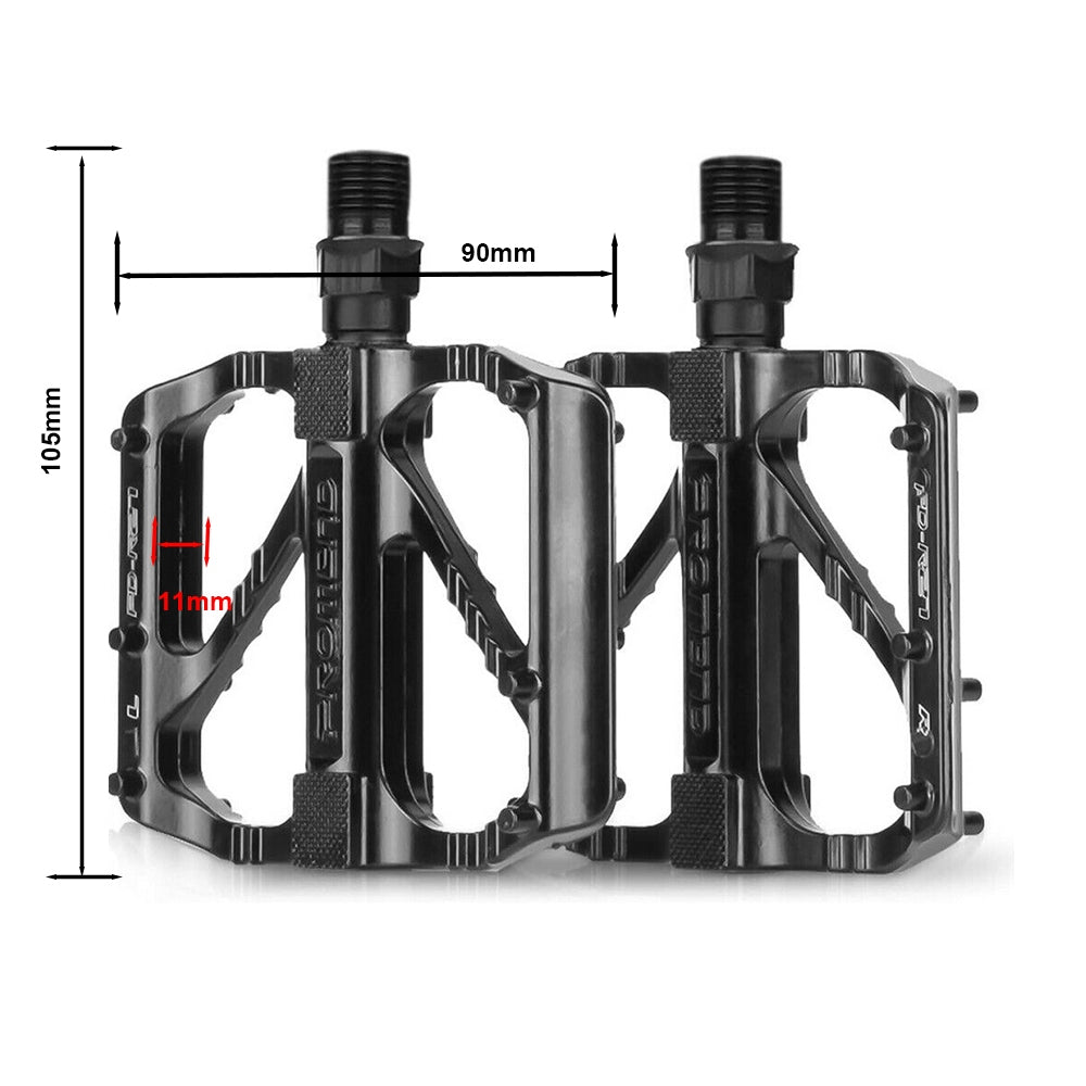 Aluminum Platform Bike Pedals 1 Pair Pedals Black 9/16 in. Dedicated for other