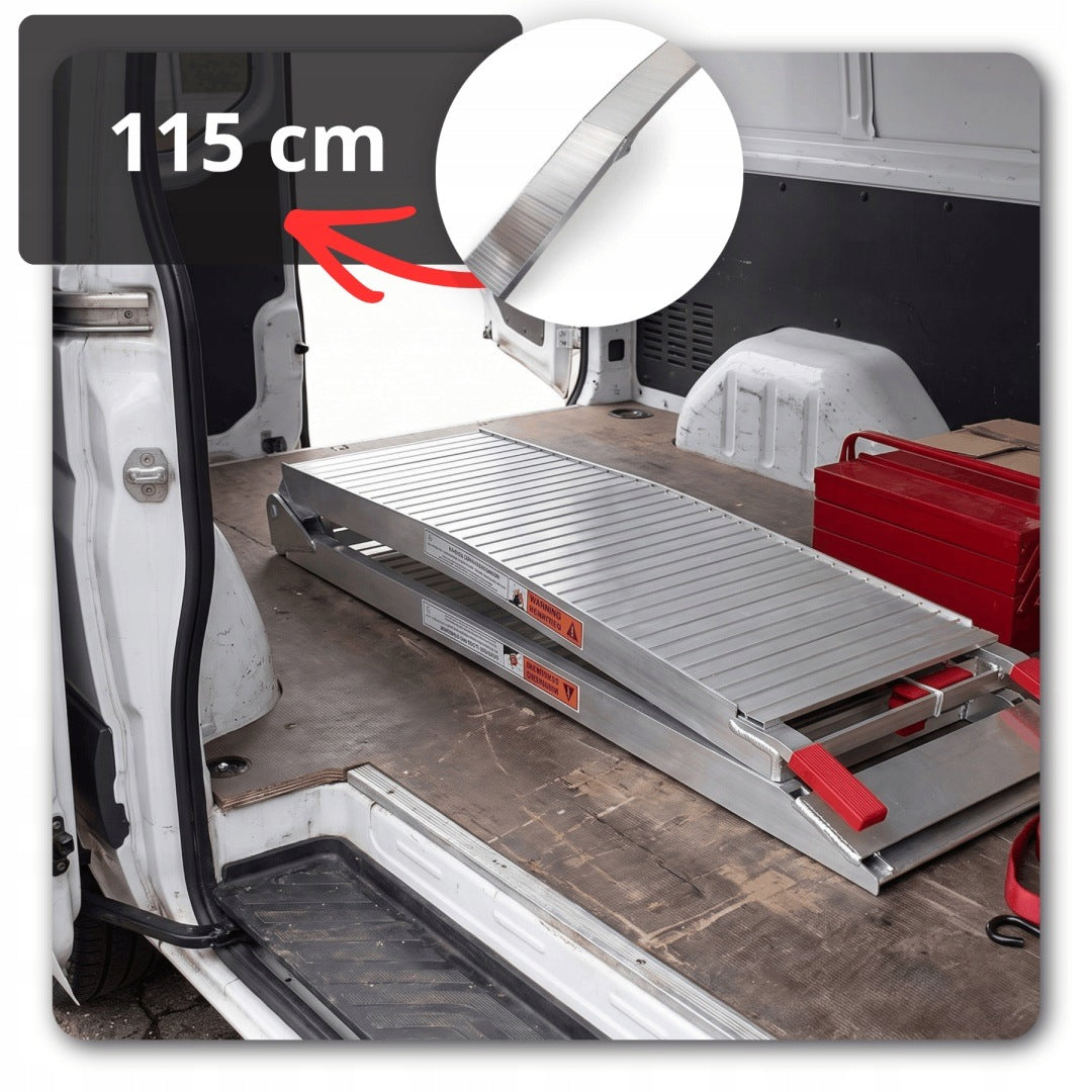Aluminum Ramp Folding 340kg 205cm Non-Slip Motorcycle Lawn Mower Manufacturer code 14446