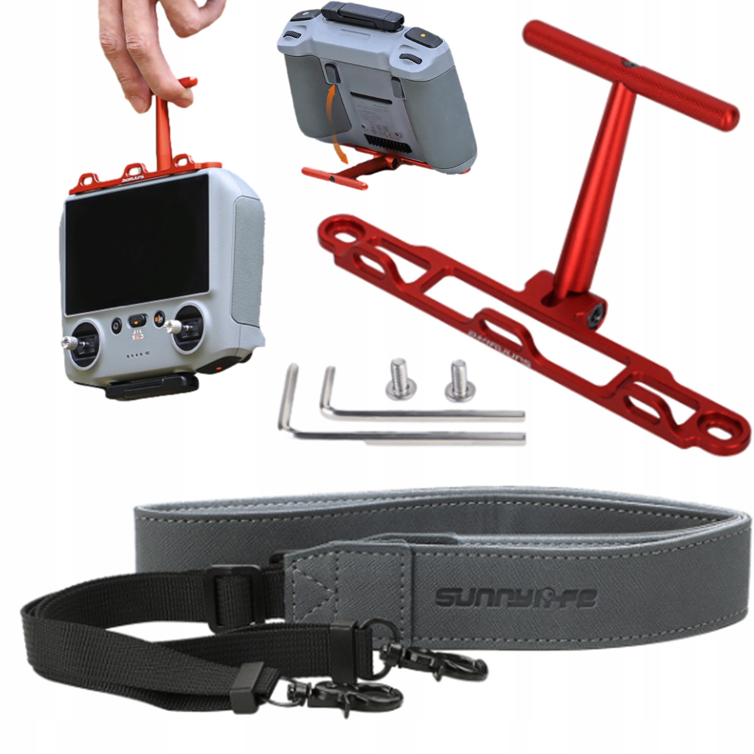 Aluminum Stand Holder Support Lanyard Adjustable for DJI RC/2 Mini 4 PRO