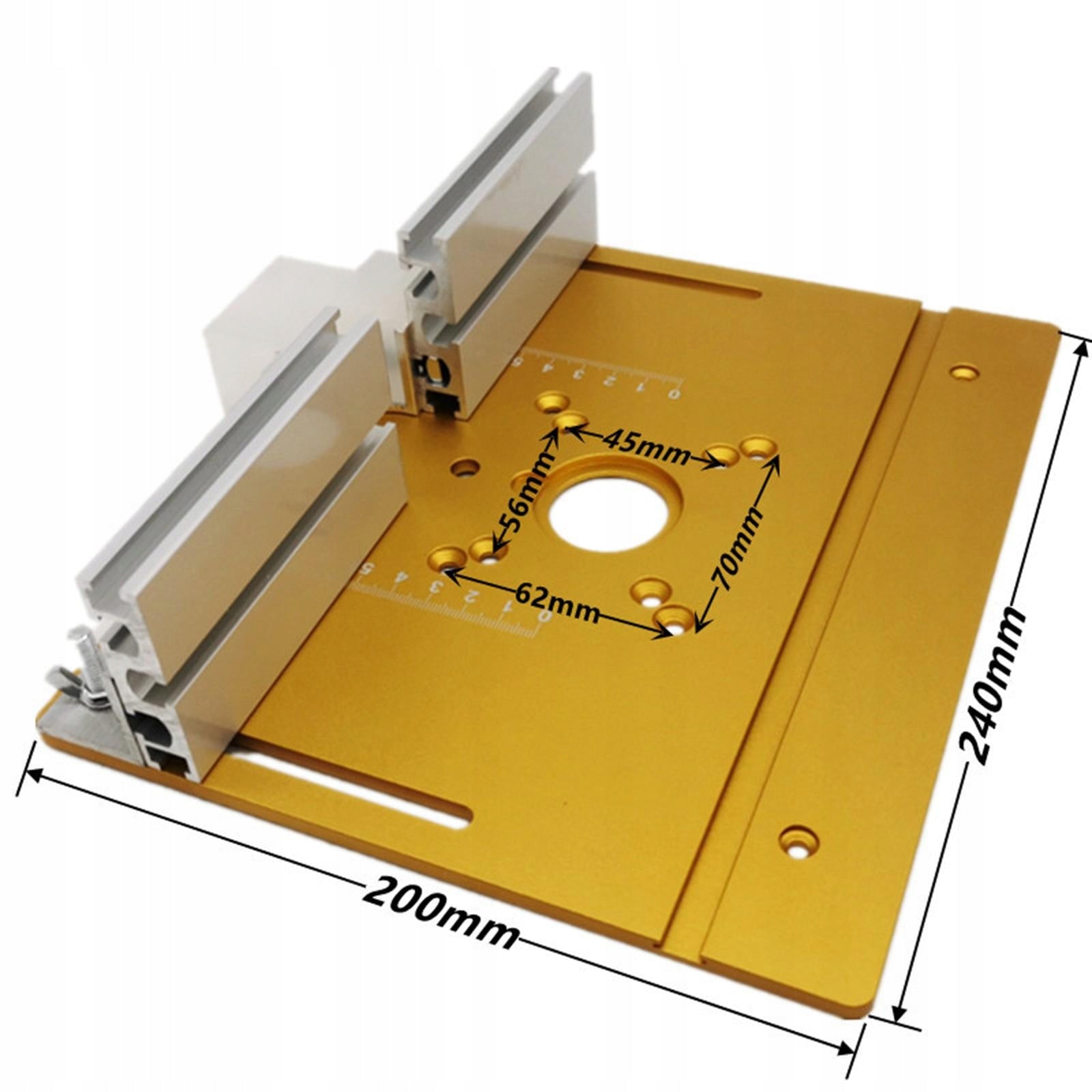 Aluminum Table Insert Plate Milling Machine for Series Professional