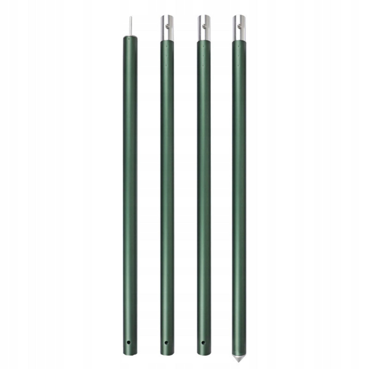 Aluminum Tarp Pole Lightweight Heavy Duty Tent Support Rod Rust 28mm-2.4m