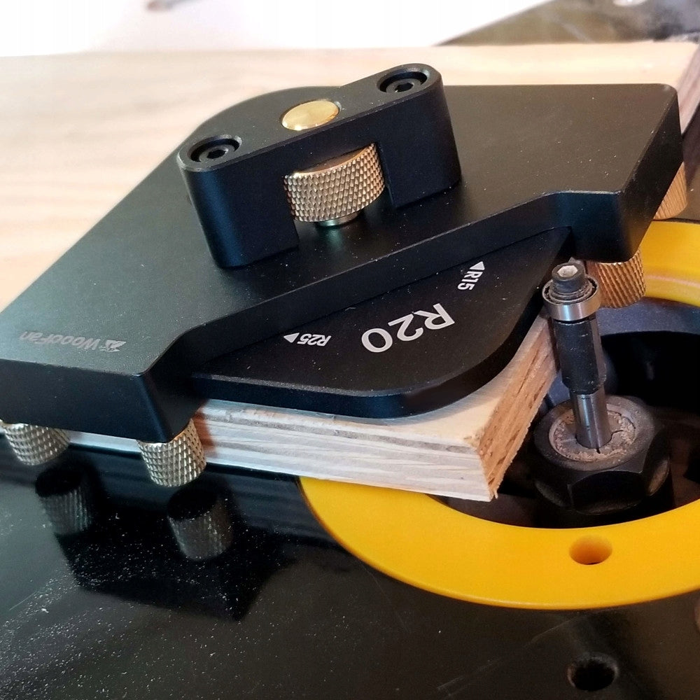 Aluminum Template for Corner Milling Brand WoodFan