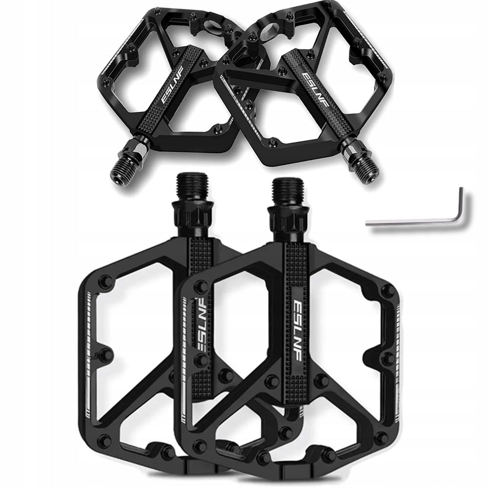 Aluminum Ultra Lightweight Platform Bicycle Pedals - 375g 4 MTB BEARINGS