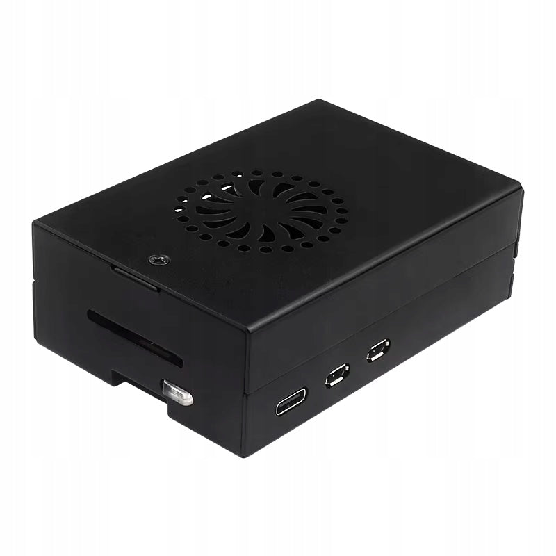 Aluminum housing for Raspberry Pi 5 + fan with heat sink Manufacturer code OBD-033
