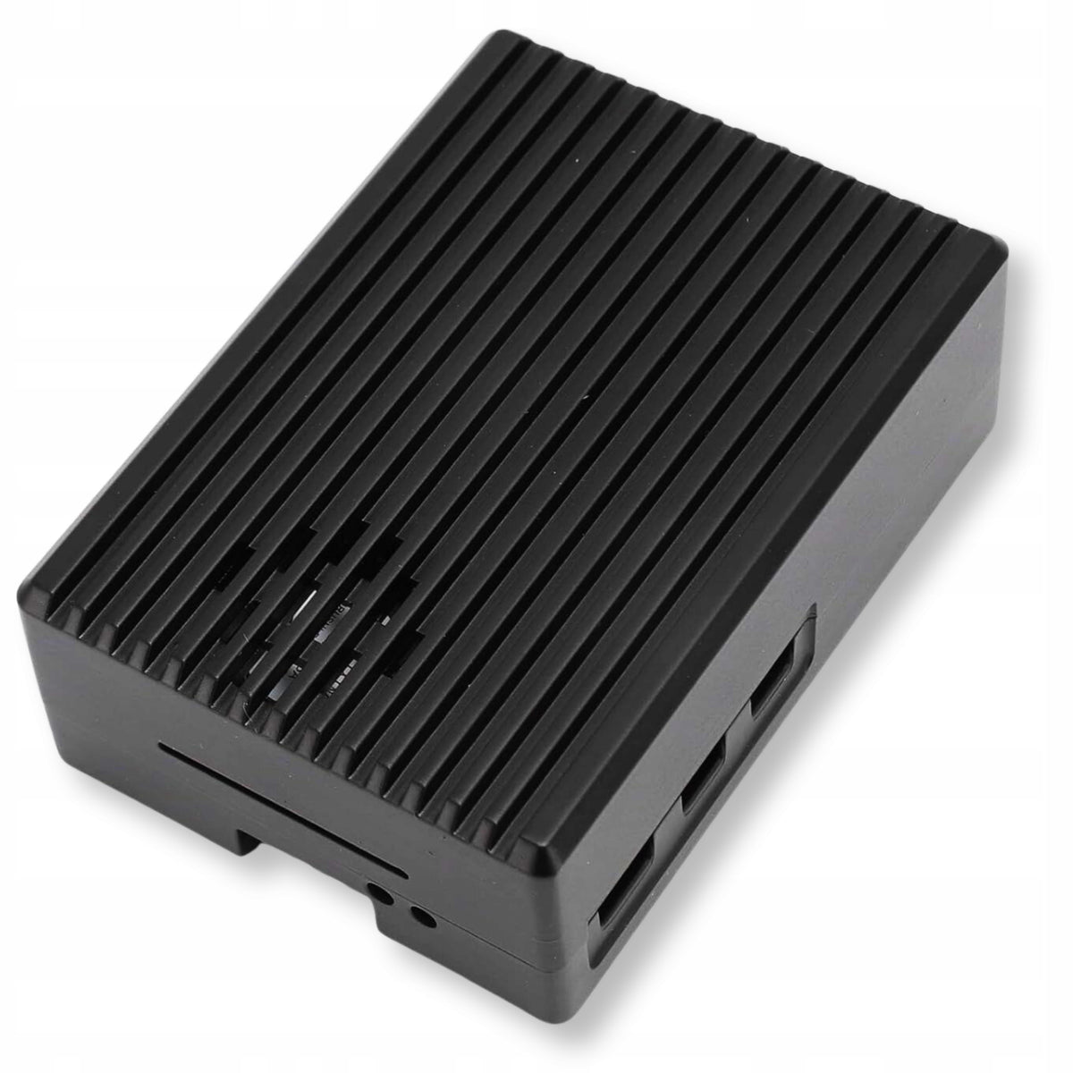 Aluminum housing for Raspberry Pi 5 with built-in fan Batteries included no