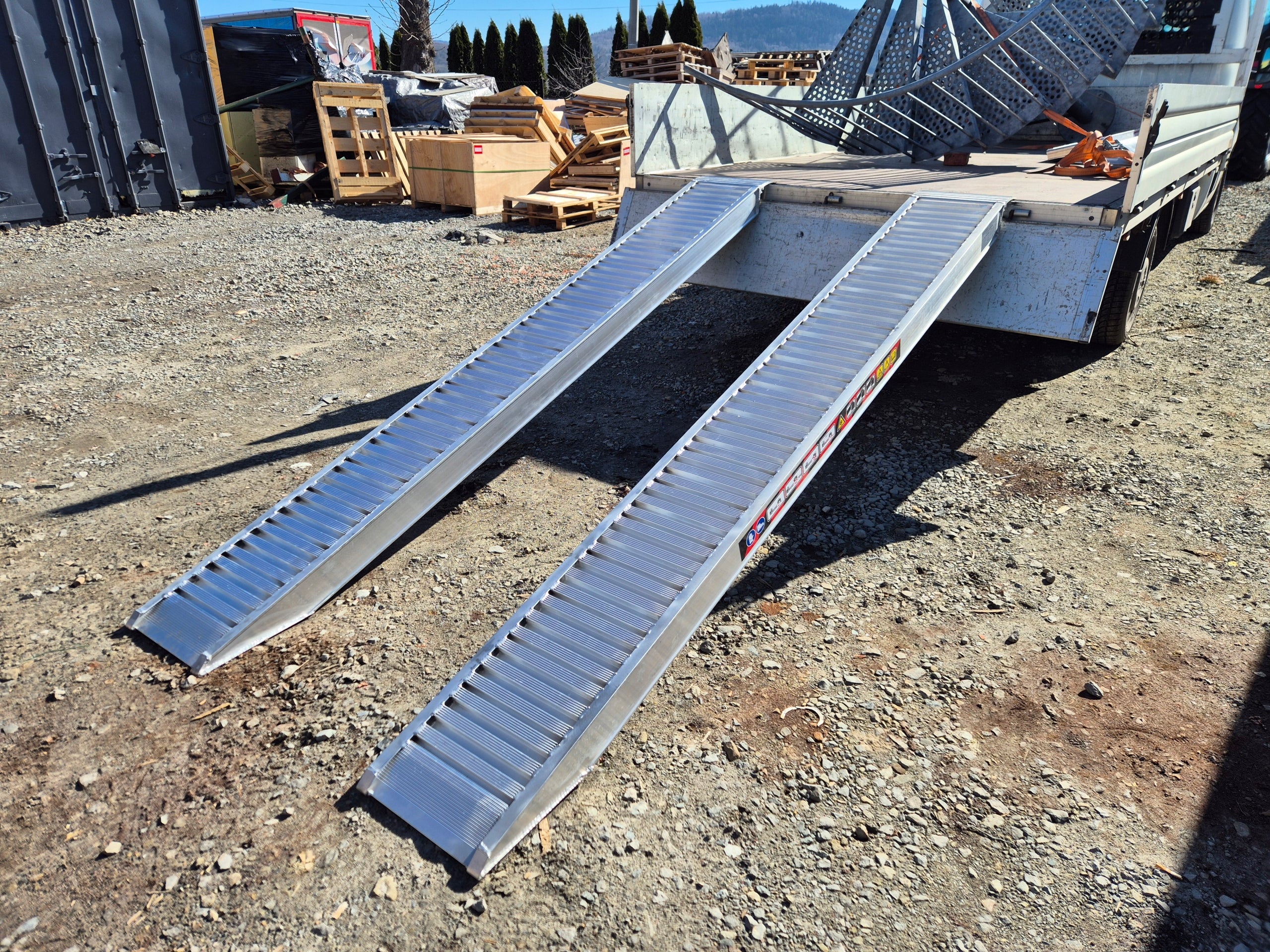 Aluminum ramps, loading ramps 3m to 3710kg verified supplier