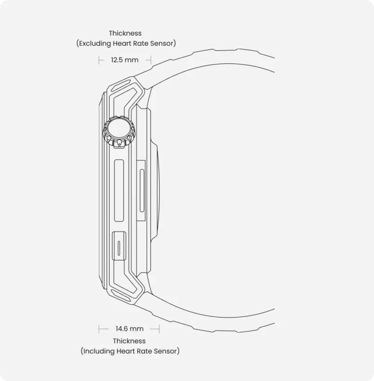 Amazfit Balance 3 Stainless Steel smartwatch Manufacturer code 12447