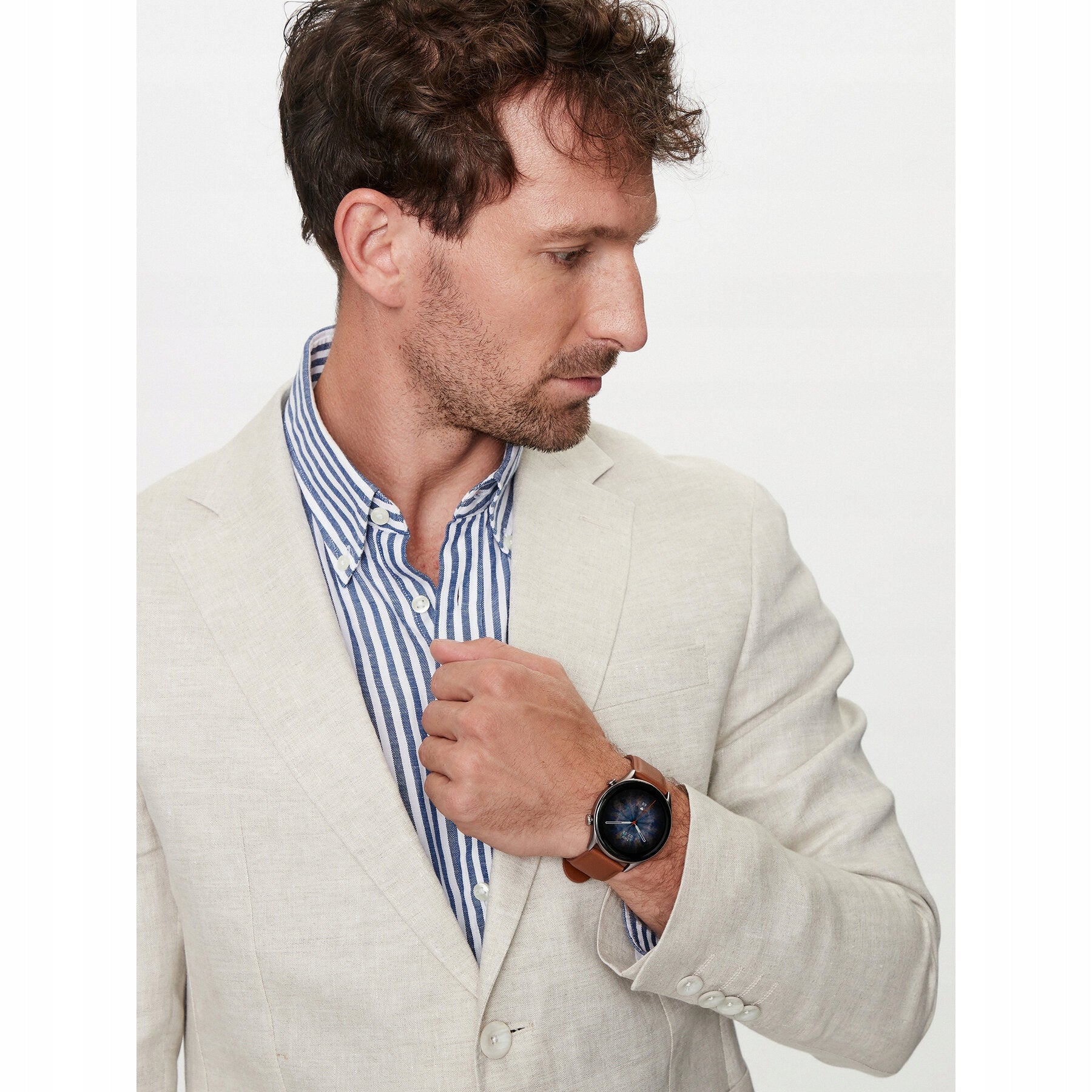 Amazfit Men's Smartwatch Brown, Gold GTR 3 PRO Brand Amazfit