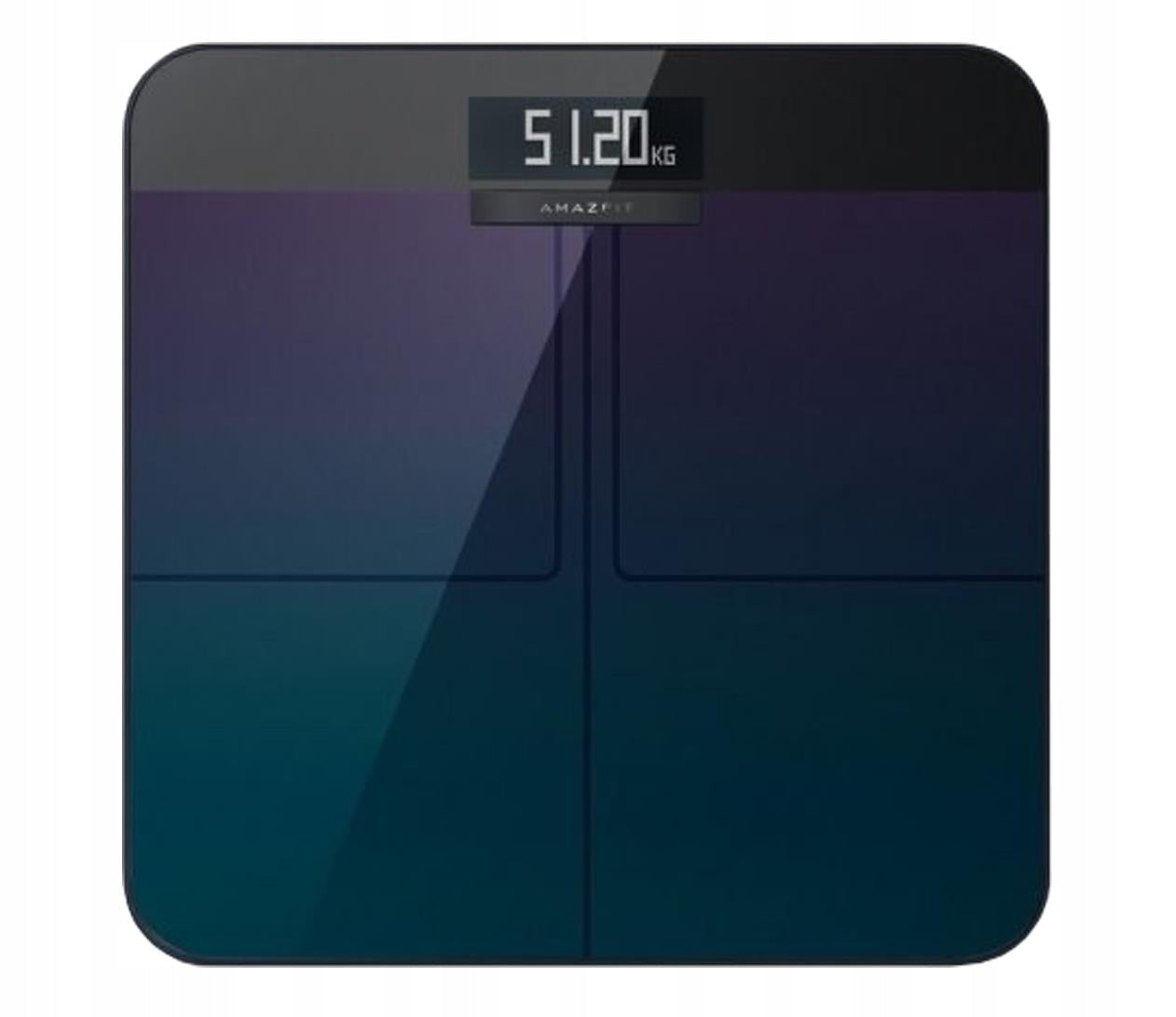 Amazfit Smart Scale Aurora Gradient LCD Bathroom Scale Brand Amazfit