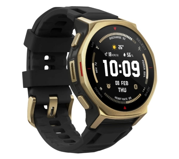 Amazfit T-Rex 3 Pro Smartwatch NFC GPS Wi-Fi AI 44mm Black Gold Model T-Rex 3 Pro