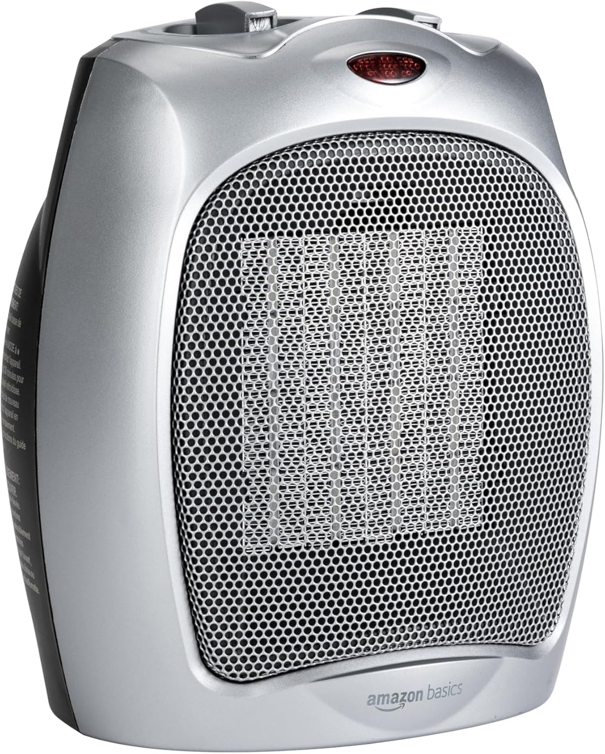 Amazon Basics Ceramic Radiator 1800W Thermostat 3 Gears Silver