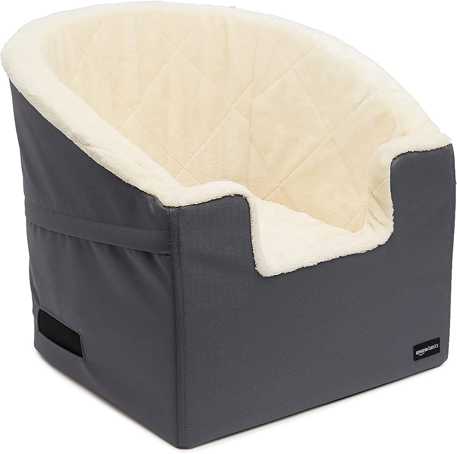 Amazon Basics, Elevated Car Seat, Seat, pouf, for Dog Main material fabric