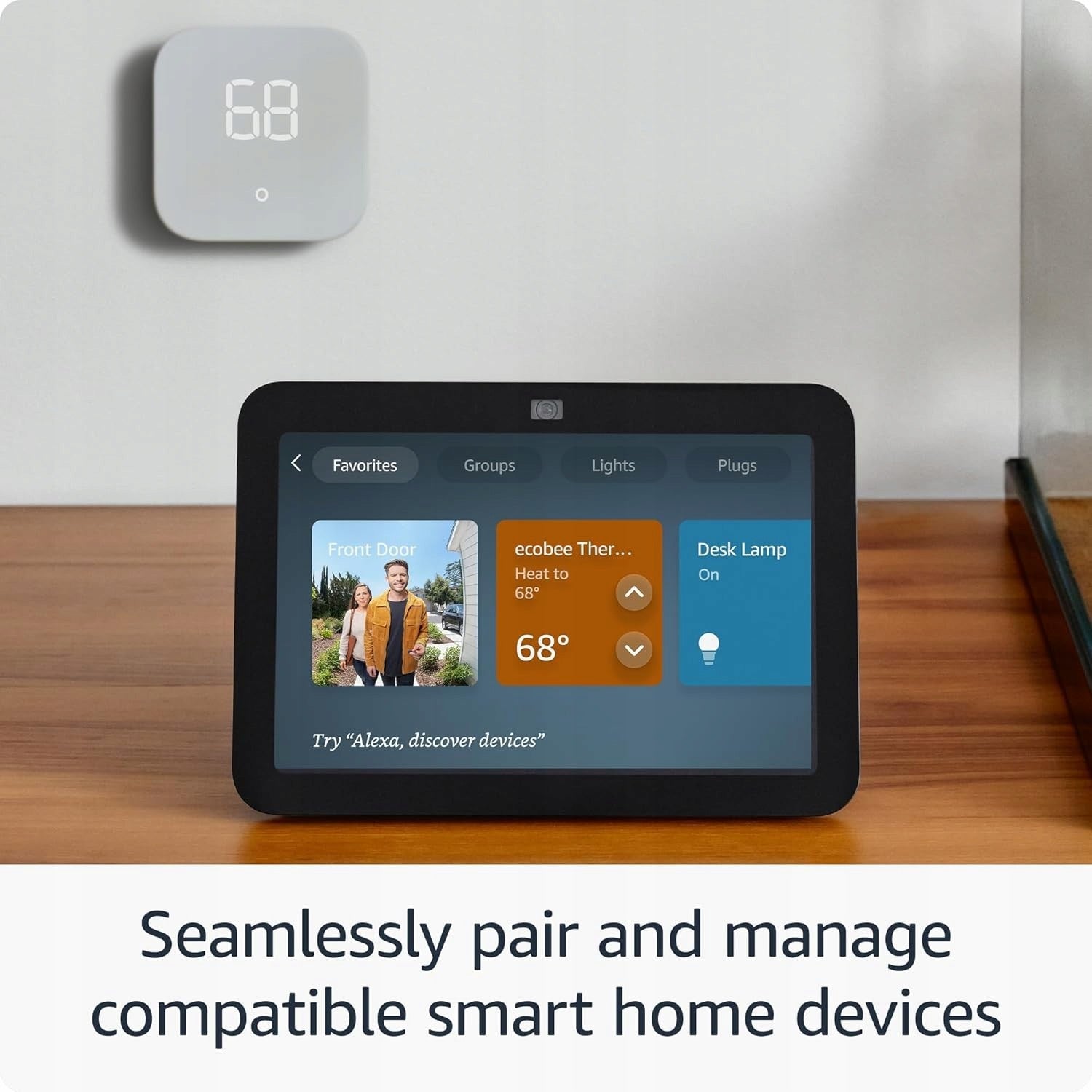 Amazon ECHO Show 8 3th Gen Smart Speaker with 30W Black Screen Packaging status original