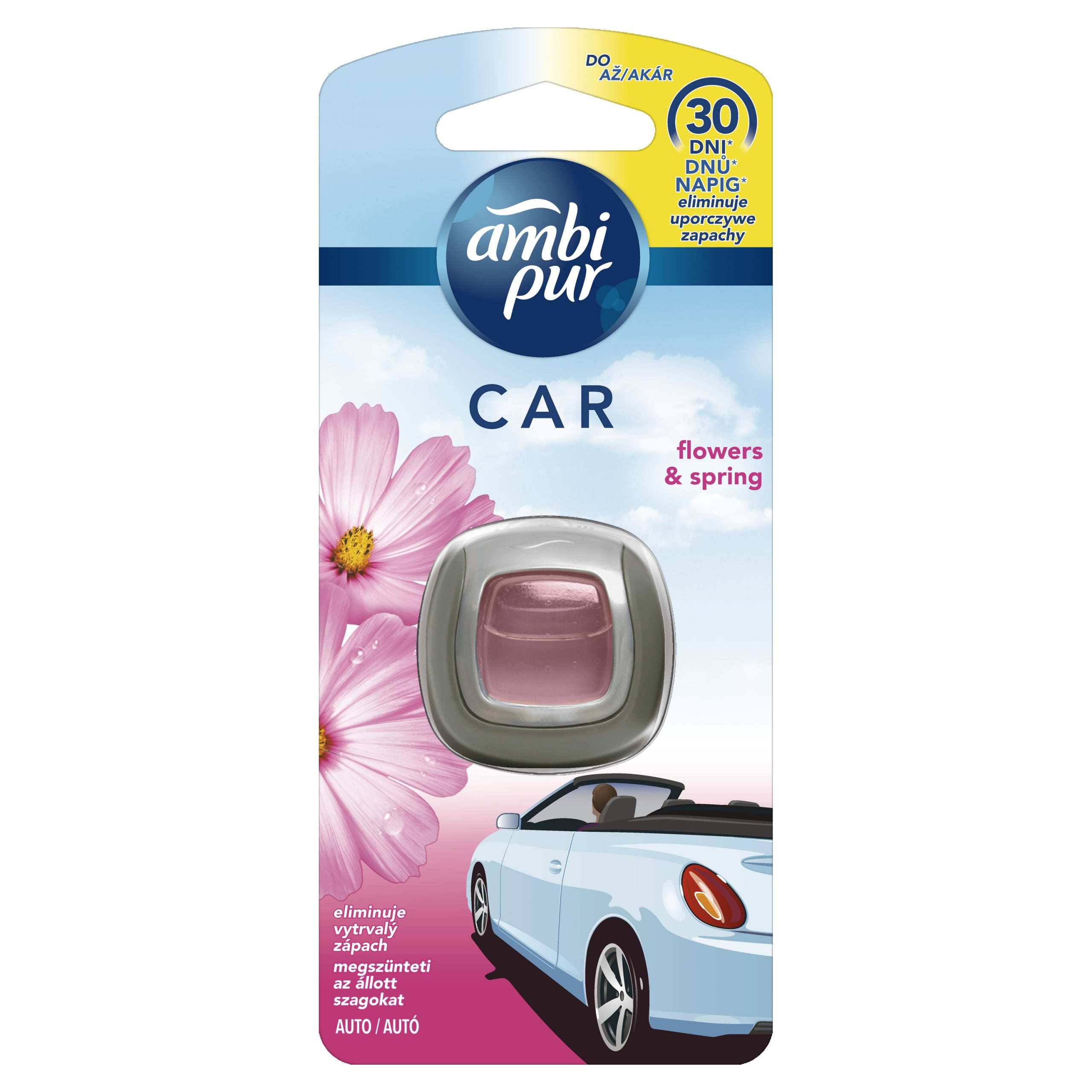 Ambi Pur Car Flowers & Spring Air Freshener Car Fragrance 2 ml