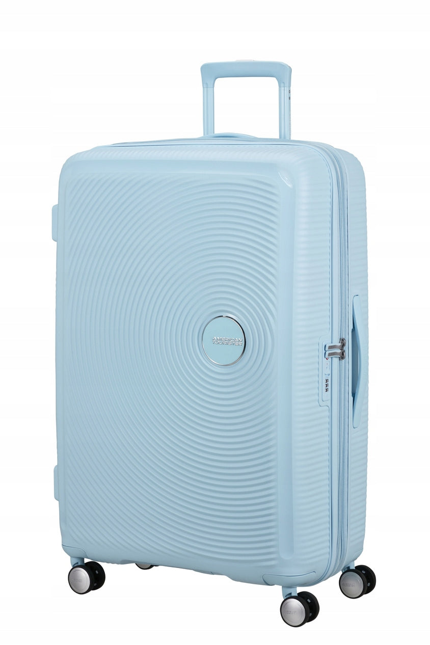 American Tourister Soundbox Large Hard Suitcase 77cm Widened Blue