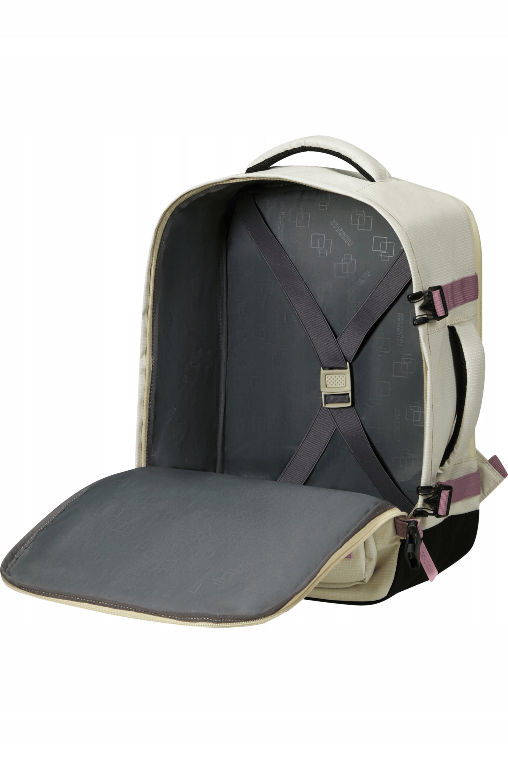 American Tourister Take2Cabin S/M - Coconut Sand/Galactic Brand American Tourister