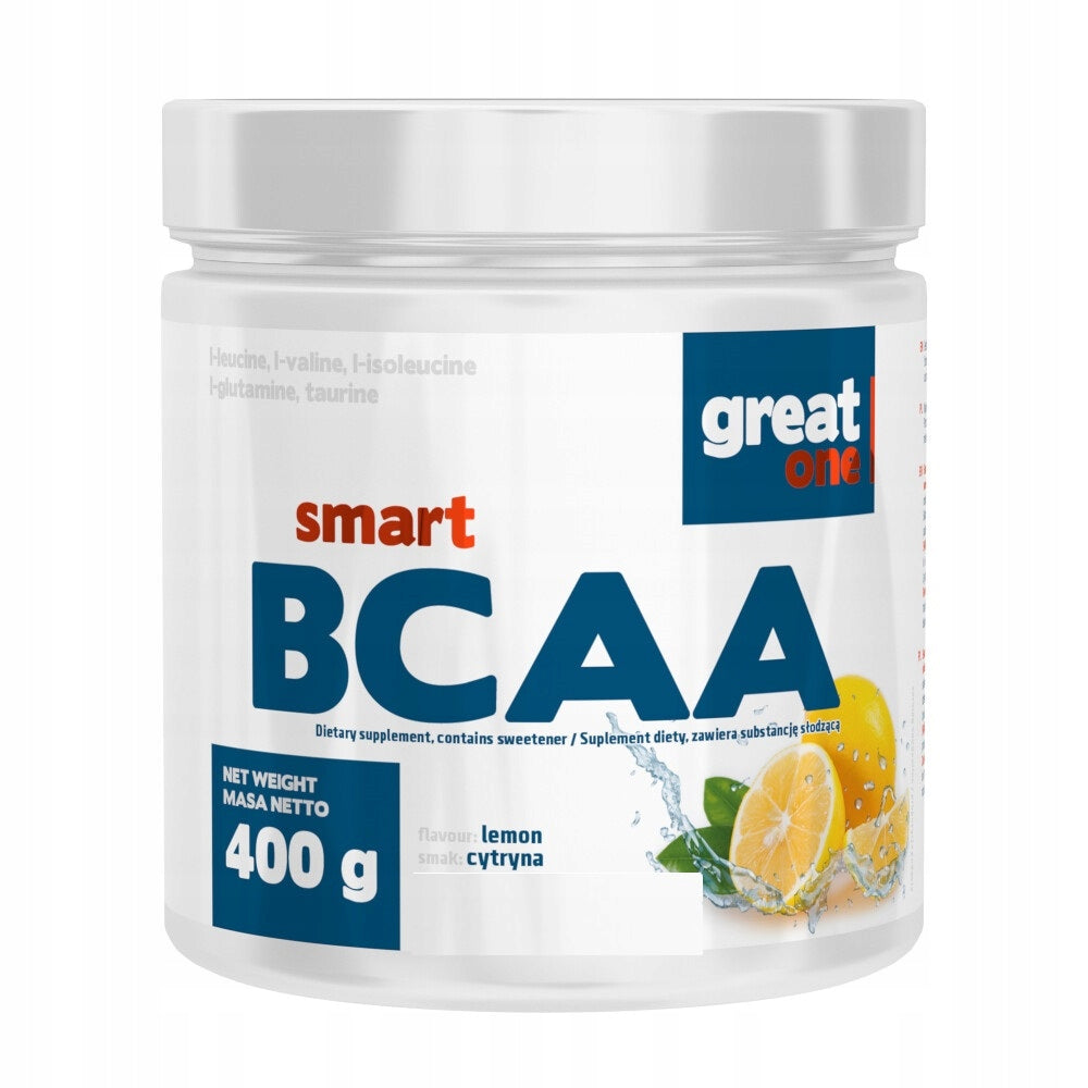 Amino acids BCAA Smart BCAA Great One 400g taste LEMON 40 servings