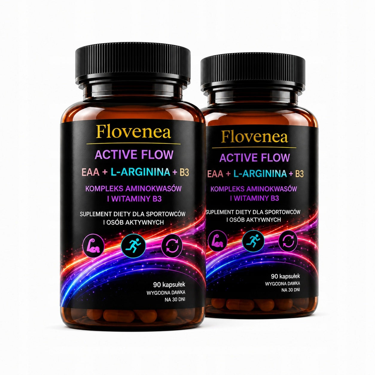 Amino acids EAA L-arginine B3 KETO MUSCLES REGENERATION 180 kap Flovenea