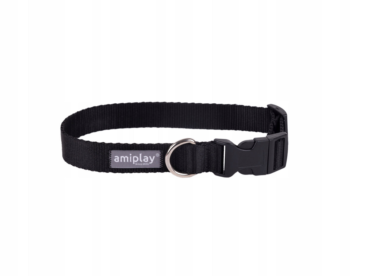 Amiplay Adjustable Collar Popular S Black