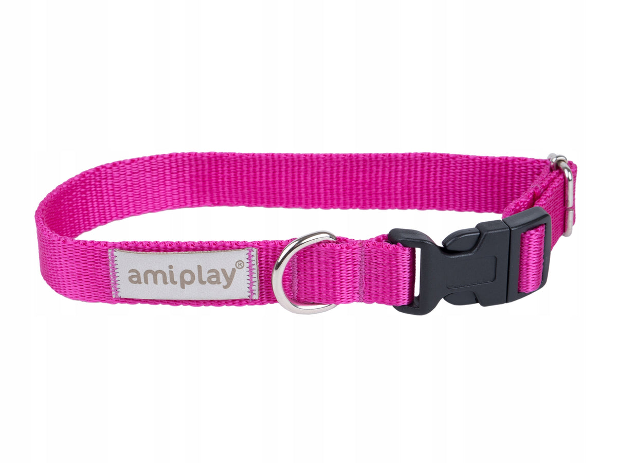 Amiplay Adjustable Collar Samba XS Pink