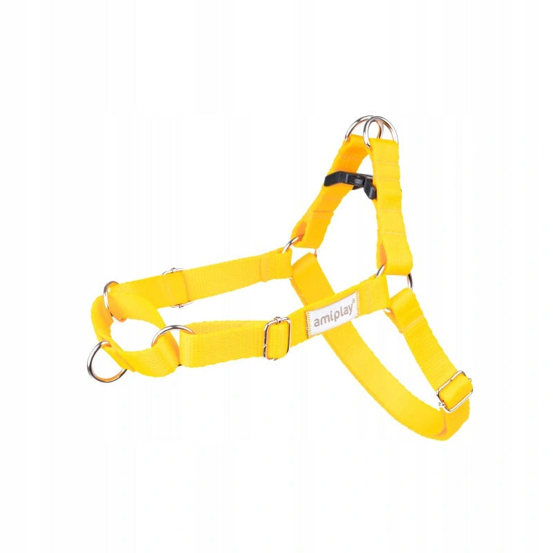 Amiplay Adjustable Harness Easy Go Samba M 40-60 [C , D] X 2cm Yellow