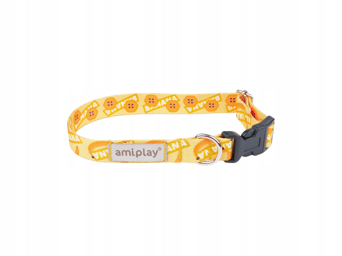 Amiplay Adjustable collar BeHappy XL Banana