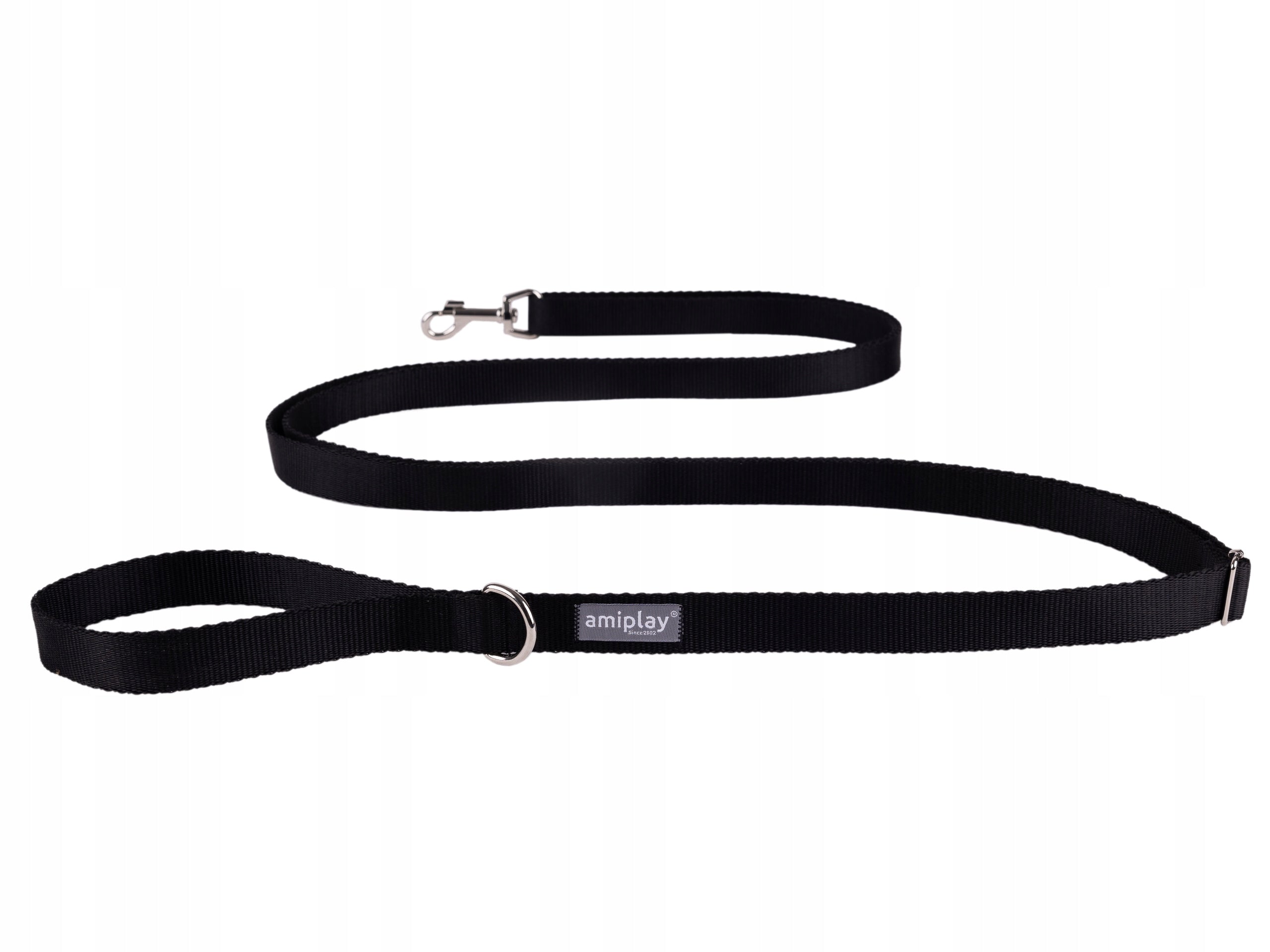 Amiplay Adjustable lanyard Easy Fix Popular L 160-300 x 2 ,5cm black