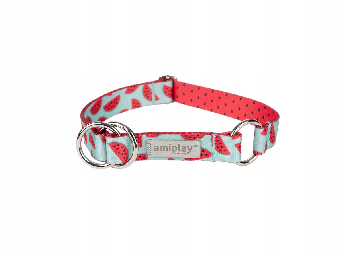 Amiplay BeHappy L Watermelon Semi-Clamp Collar