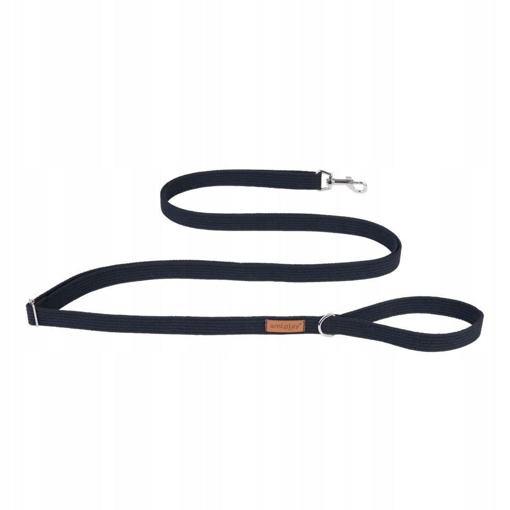 Amiplay Cotton - leash Easy Fix black size L