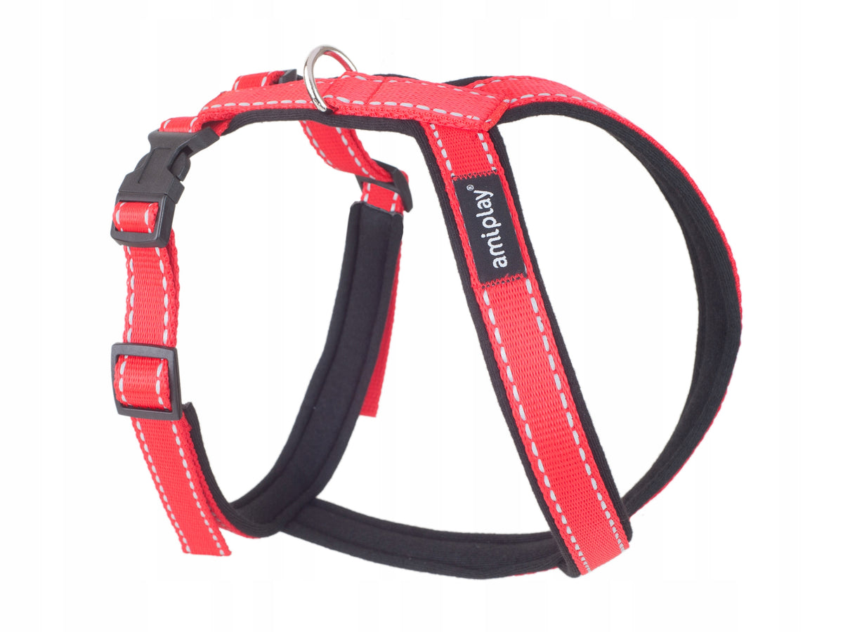 Amiplay Grand Soft Reflective Harness Red: 5907563226258, S