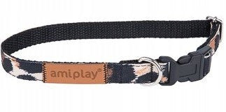 Amiplay | Safari Collar S | Adjustable 20-35 cm | For Small Dog | 1 cm