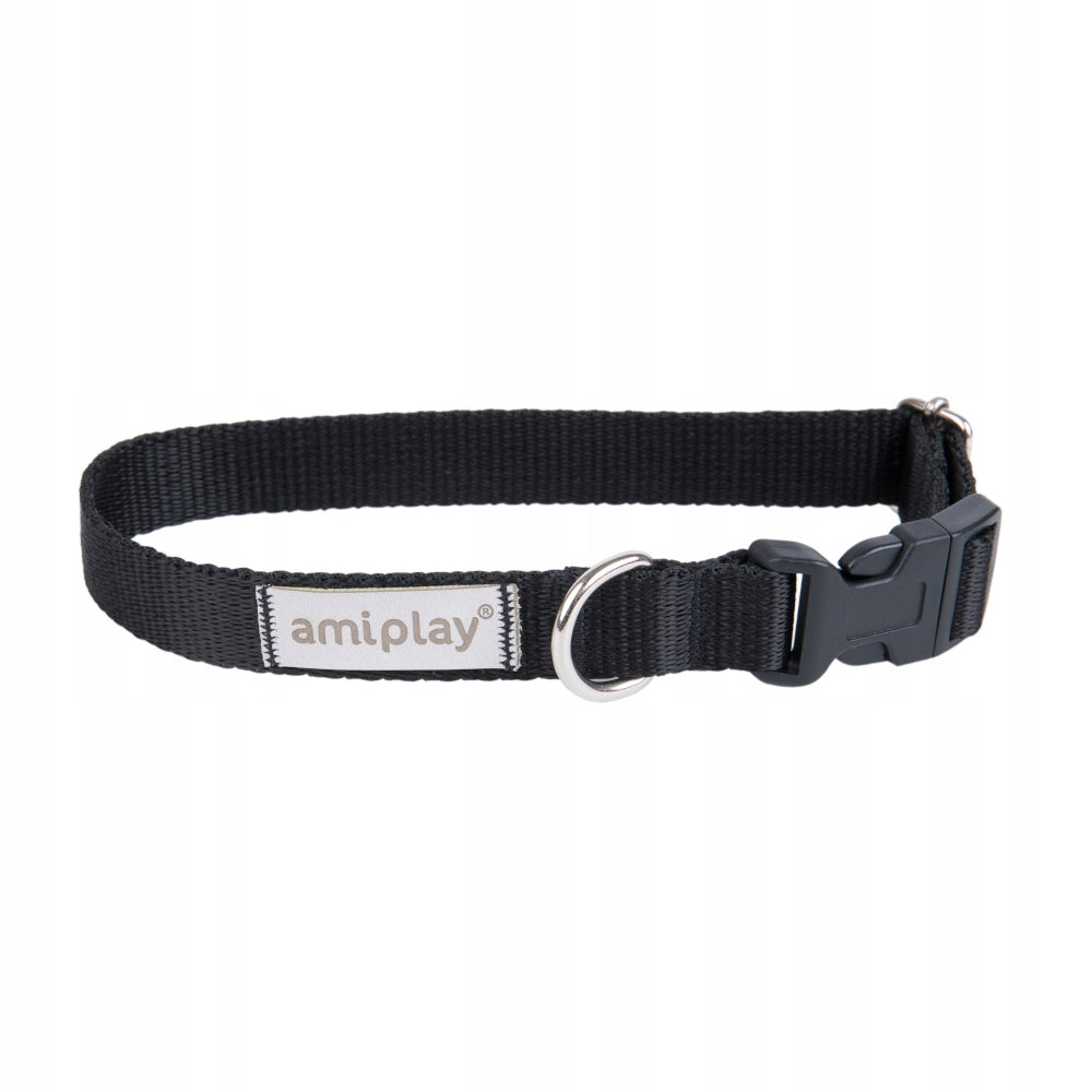 Amiplay Samba Adjustable collar M 25-40 cm - Black