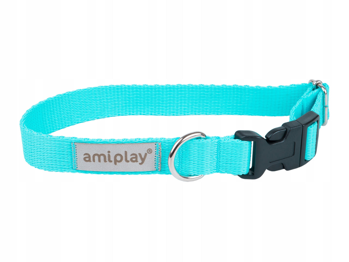 Amiplay Samba - adjustable collar turquoise size S