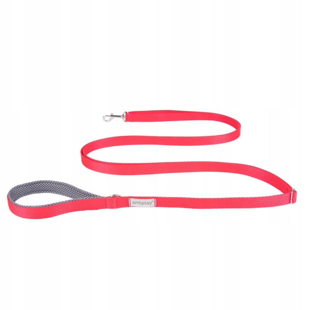 Amiplay Samba - leash Easy Fix red size L