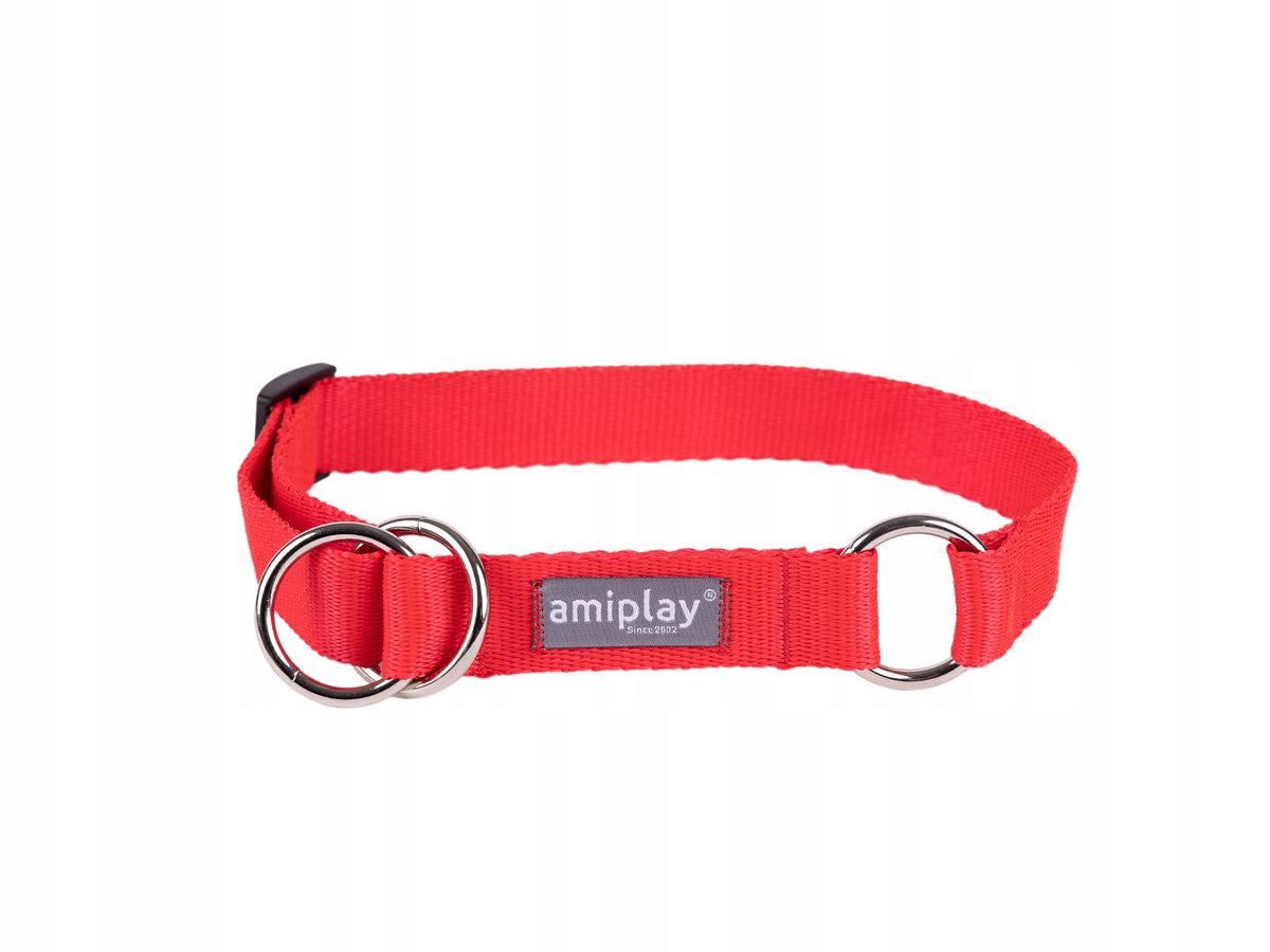 Amiplay Semi-clamp collar Popular M Red