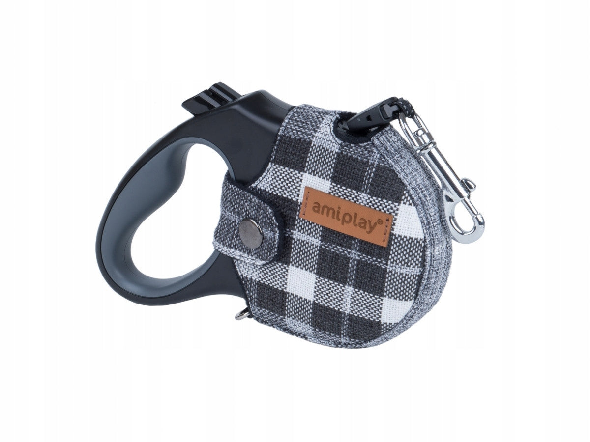 Amiplay automatic lanyard case London ros. XL grey