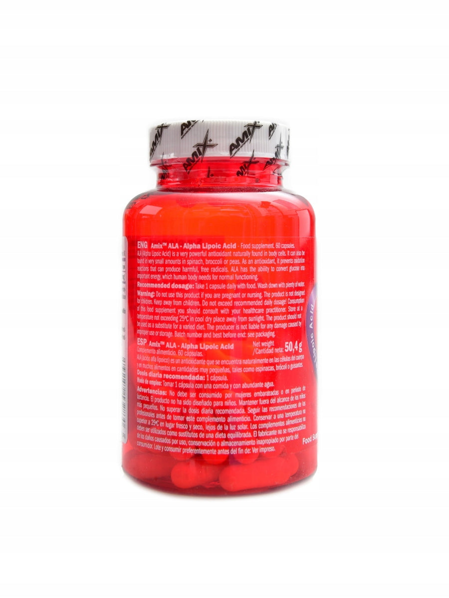Amix ALA kyselina Alfa Lipoová 2 x 60 kapslí DUOPACK Manufacturer code 8594159532830