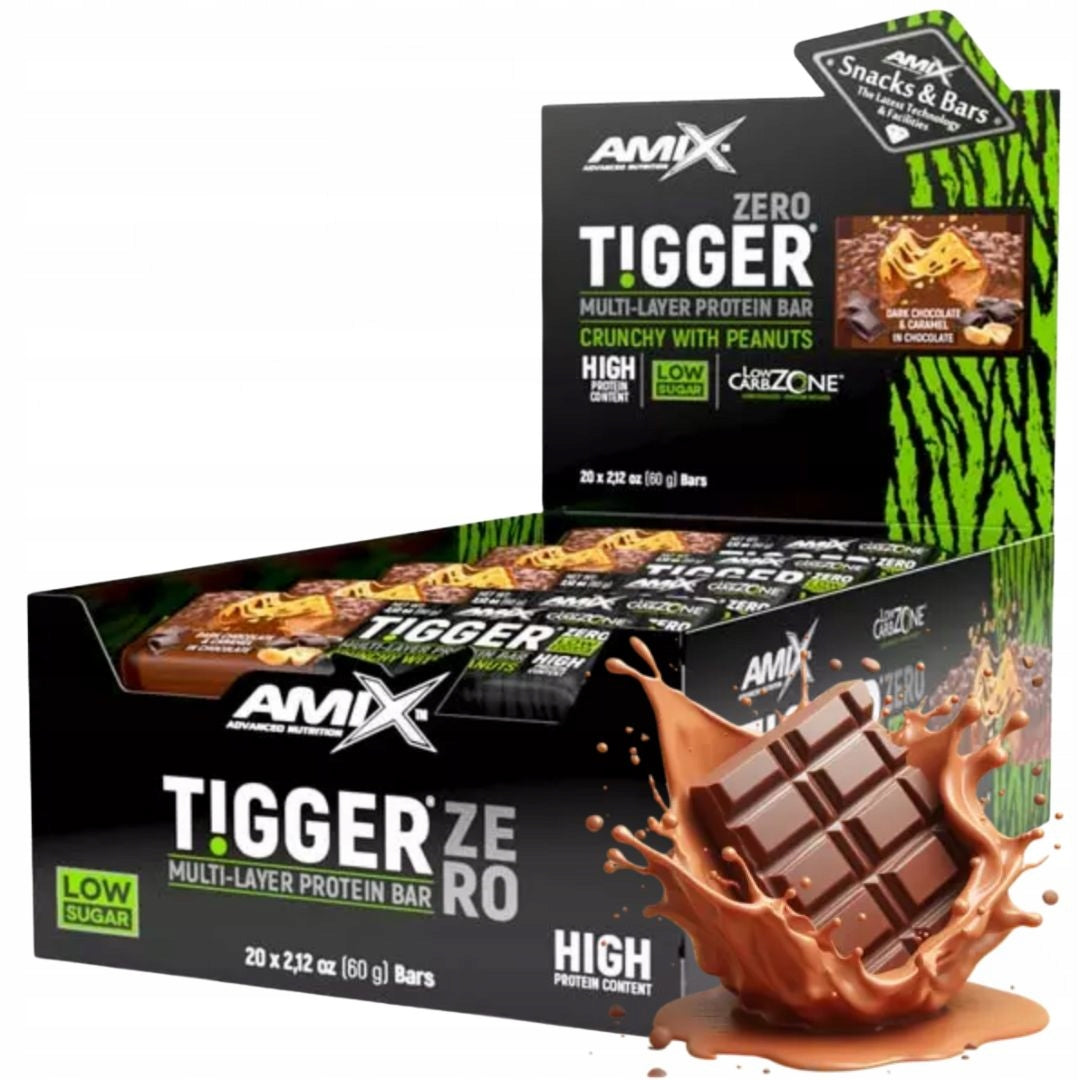 Amix Bar Tigger 60g Energy Protein Conditioner wpc Dark Chocolate
