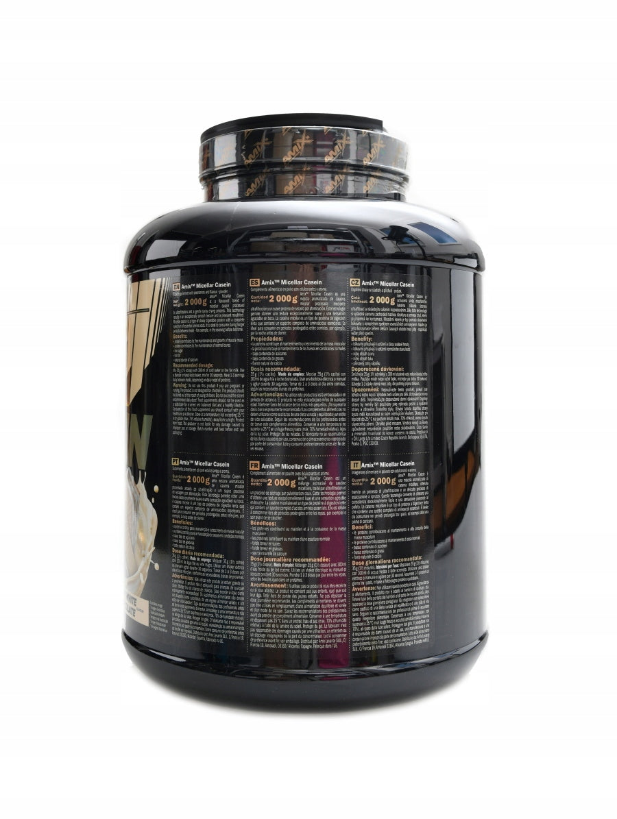 Amix Black line Micellar casein 2000 g classic chocolate Expiration date at least six months from the date of purchase