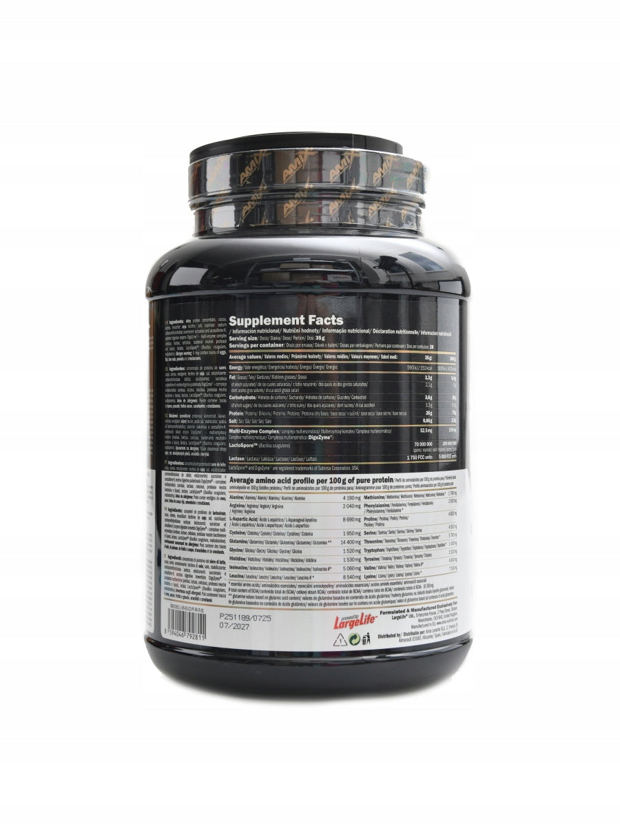 Amix Black line Ultra pure whey 1000 g bonbon crunchy Packaging status original