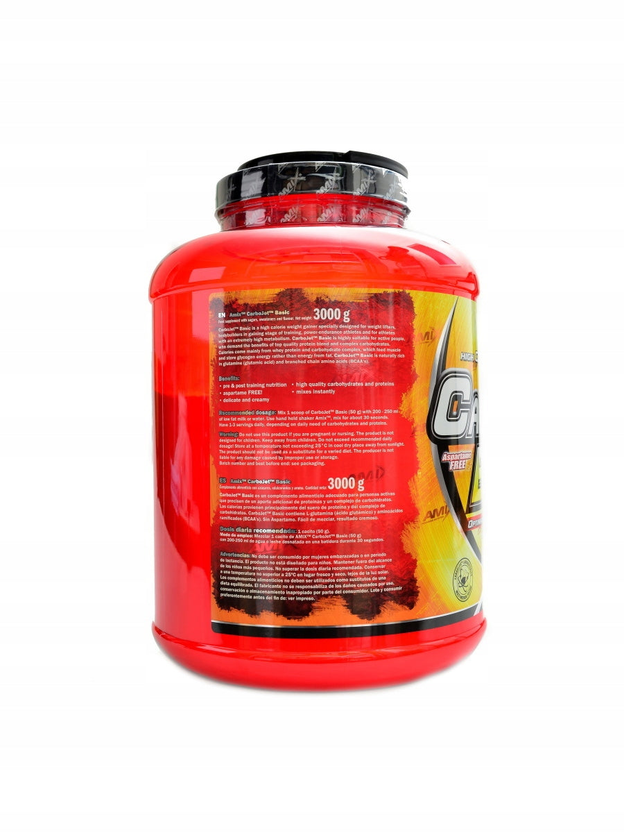 Amix CarboJet basic 3000 g jahoda Packaging status original