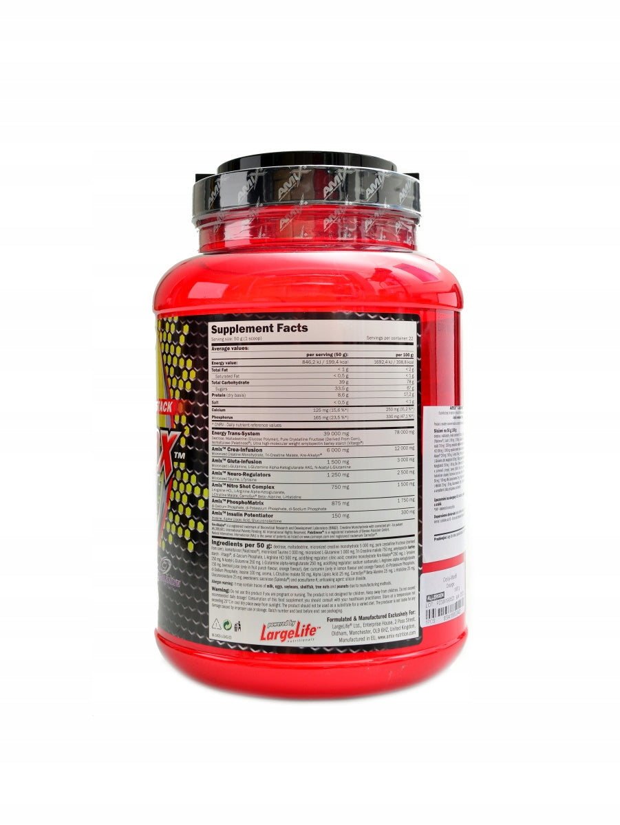 Amix Cellu max Nitro Shot 1800 g citron Packaging status original