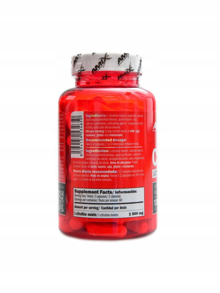 Amix Citrulyn 120 kapslí 750 mg Packaging status original